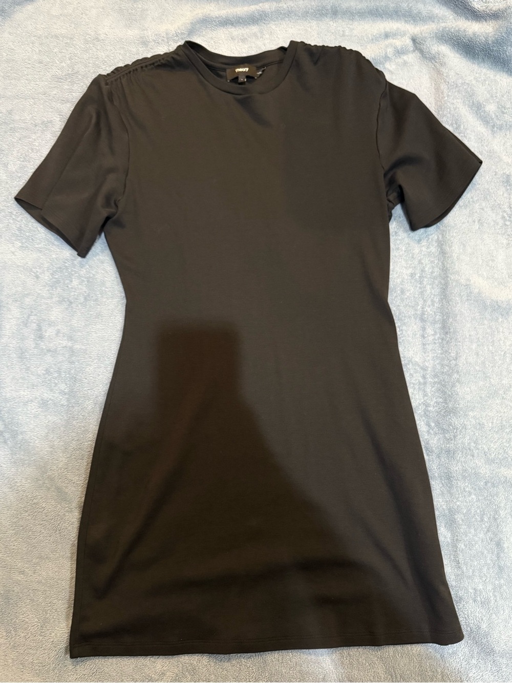 Theory Gathered Shoulder T-Shirt Dress